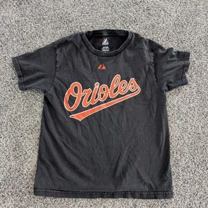 Majestic Baltimore Orioles MLB‎ Baseball T-Shirt Youth Size S